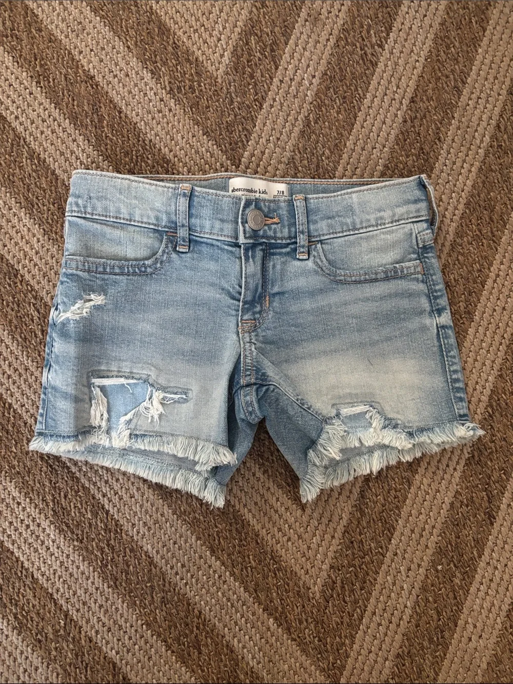 Abercrombie Kids girls 7/8 bundle of 2 pairs Denim Shorts